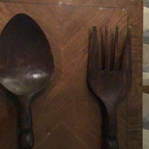 Giant Fork and Spoon